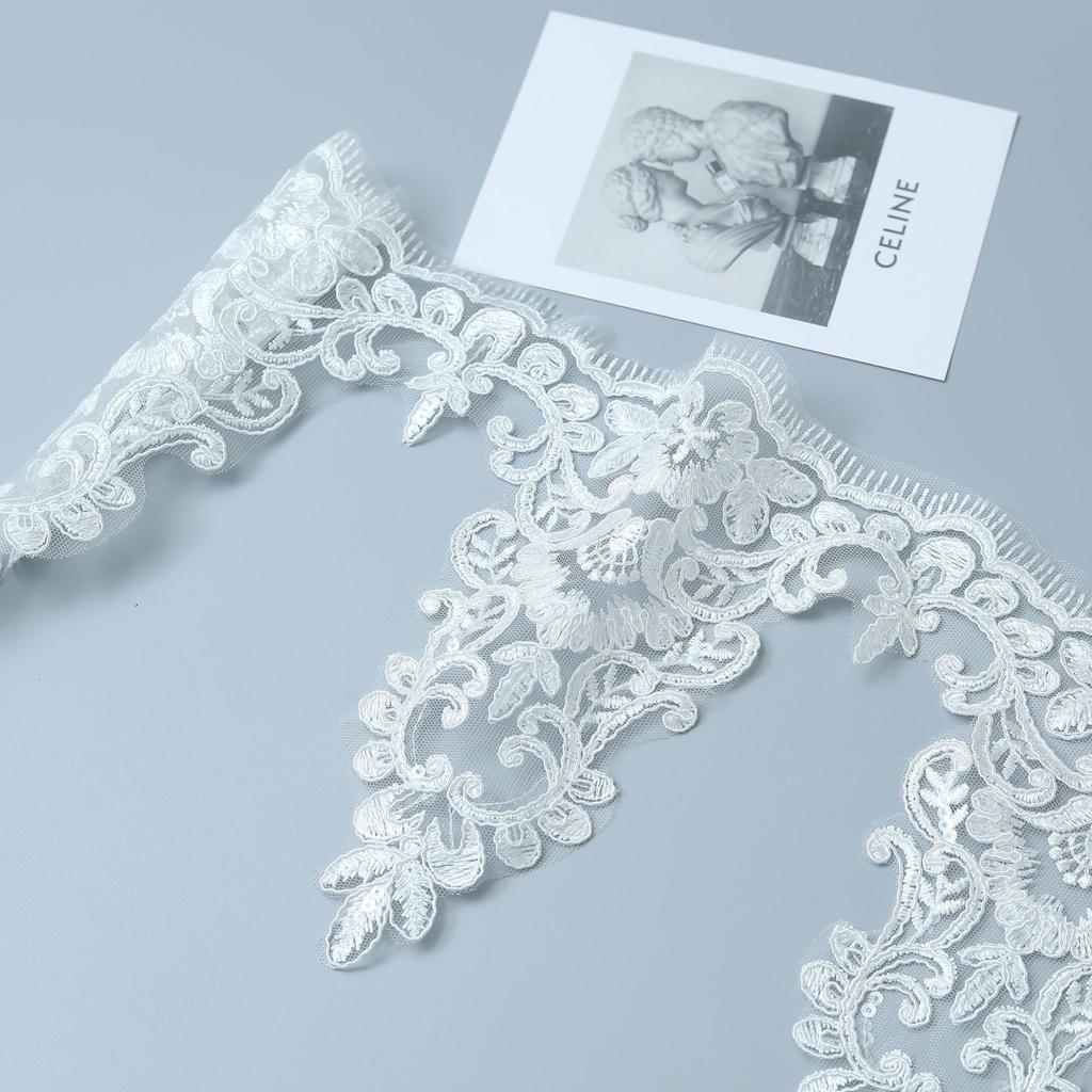 Eyelash Car Bone Lace Lace Transparent Piece Clothing Hem Decorative Lace 21Cm