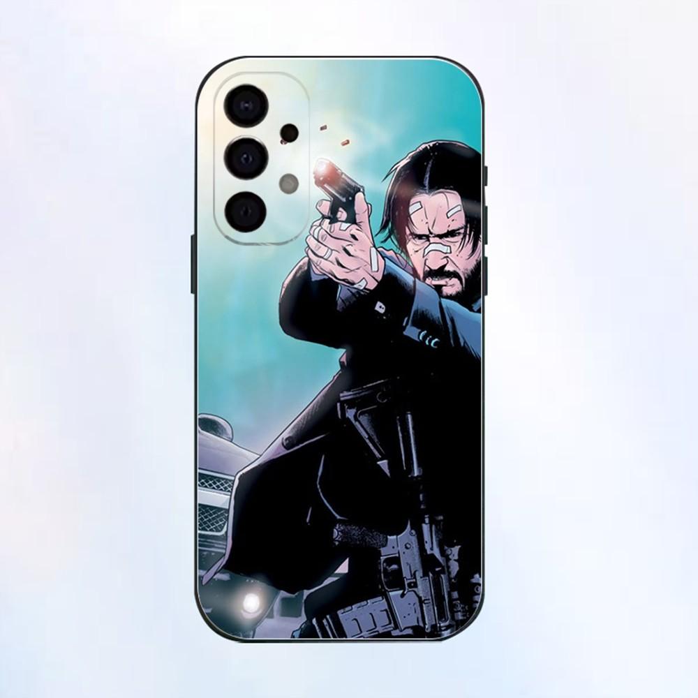 John Wick Phone Case For Samsung S25,S24,S21,S22,S23,S30,Ultra,S20,Plus,Fe,Lite,Note,10,9,5G Black Cover