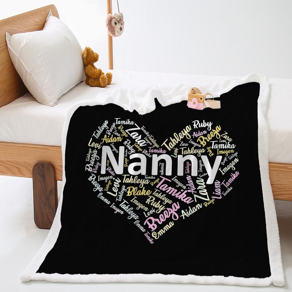 2D Digital Printing Valentine'S Day Thickened Lamb Wool Crystal Fleece Blanket Blanket