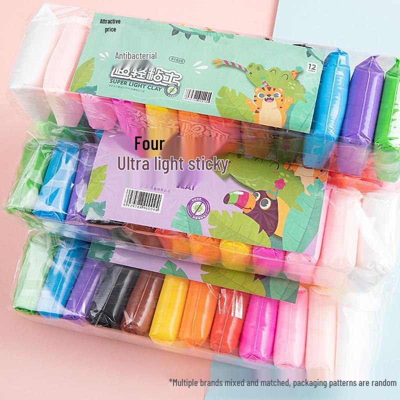 36-Color Play Dough Set: Food-Grade Space Clay for Kids