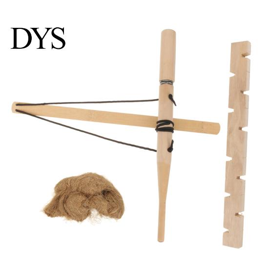 Drill Wood Make Fire Bow Kit Survival Camping Outdoor Emergency Friction Starter