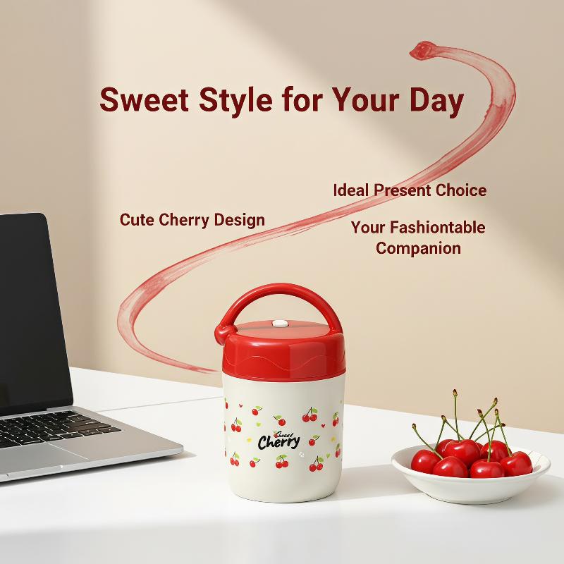 Portable 304 Stainless Steel Insulated Lunch Box Food Grade Thermal Bento Box with Carry Bag for School Office