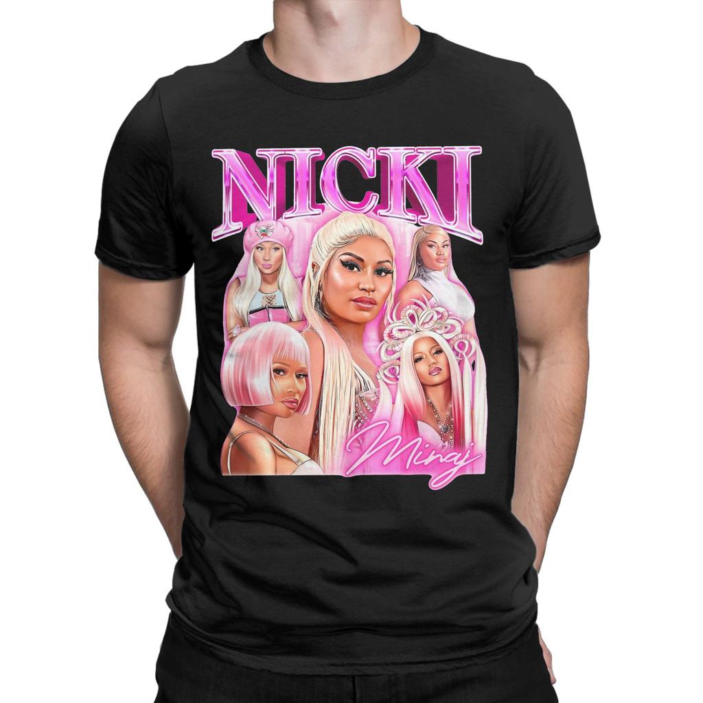 Nicki Minaj Queen of Rap In Gag City T Shirt Pure Cotton Tops Funny Short Sleeve Round Collar Tee Shirt Summer TShirt