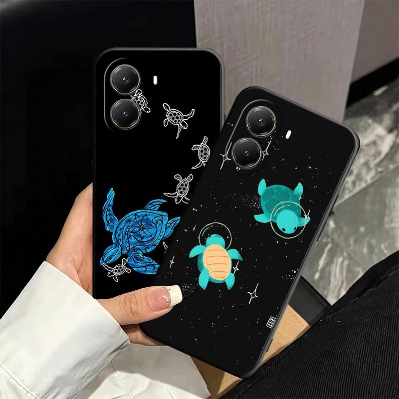 Cartoon Meeres-Schildkröte Weiche Handyhülle für Xiaomi Poco X5 X6 X7 X8 Pro Max X3 F7 F8 Ultra M8 M7 M6 M5 Redmi 15 15C 14C 13C 12C