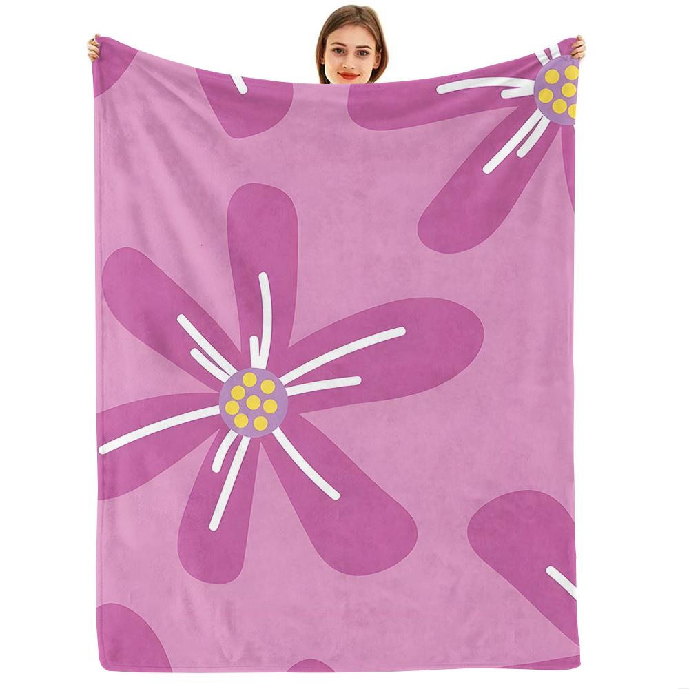 Lime Green Tiny Frog Grid Anime Cartoon Flannel Blanket Soft Warm Throw For Bedroom Sofa Car Kids Holiday Gift