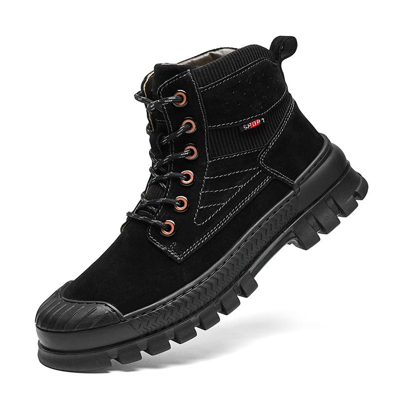 

Casual high top men s shoes Designer s minimalist retro style Daily outdoor leisure street High quality business office boot 45