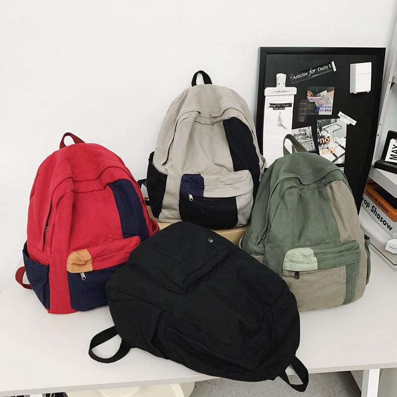 Школьный рюкзак Color Block для женщин — фото 7