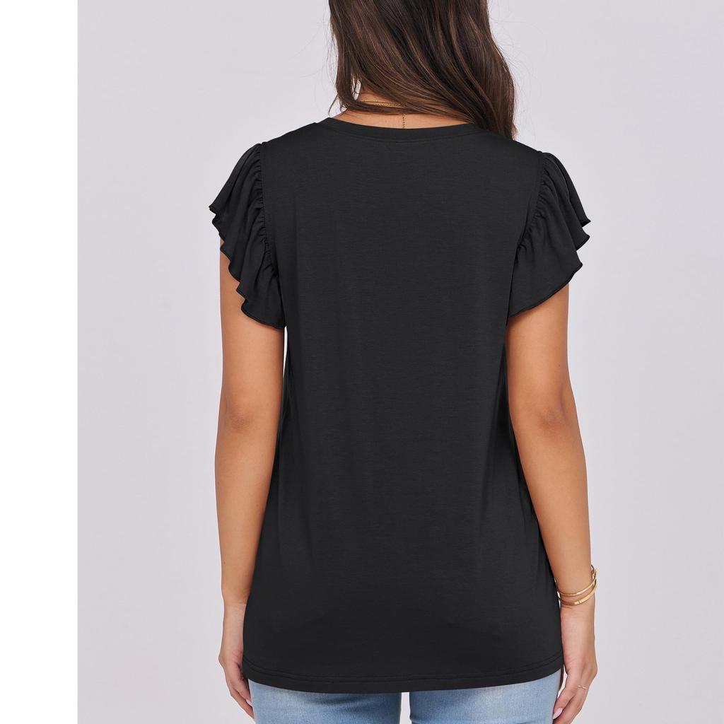 Dámské ležérní volné košile Módní topy Trička Tričko