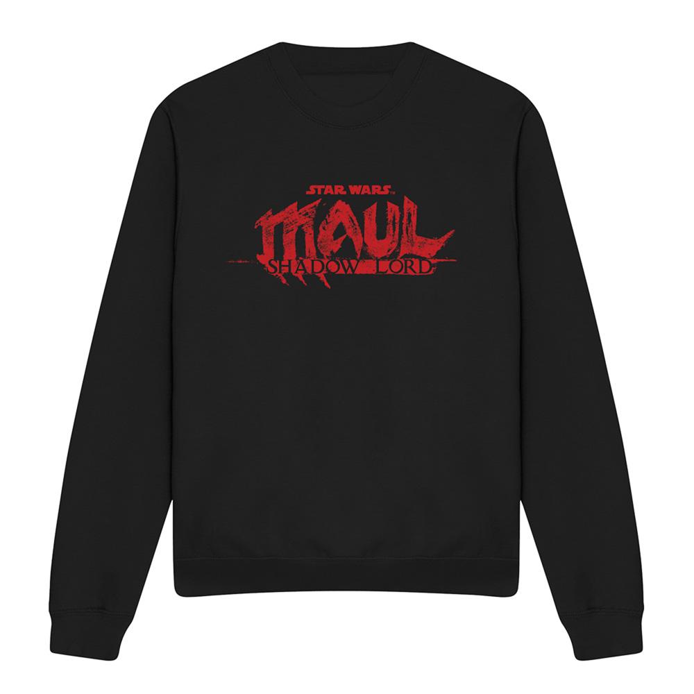 Star Wars: Maul-Shadow Lord Unisex Adult Red Logo Sweatshirt