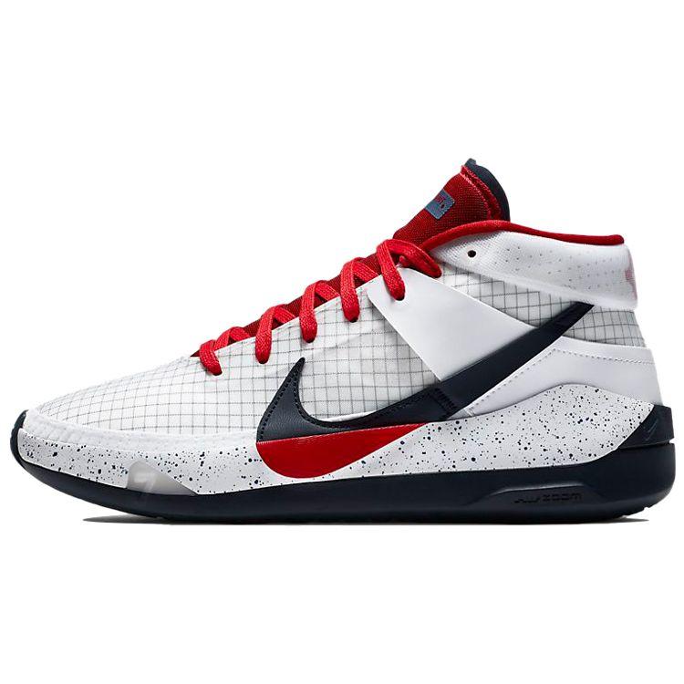 

Кроссовки унисекс Nike KD 13 USA White Obsidian Sport-Red CI9948-101