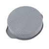 9 Inch Silicone Cake Mold Round Shape Various Baking Pan for Oven (Gray)