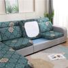 Stretch-bedruckter Stretch-Sofa-Sitzkissenbezug, Rückenlehnenbezug, Schutz für Couch, Sofabezug, L-Form, Chaselong-Schonbezüge