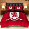 Middlesbrough Bedding Quilt Set Quilt Cover Pillowcase Home Decoration Birthday Gift (1 * duvet cover + 2 * pillowcase, without core)