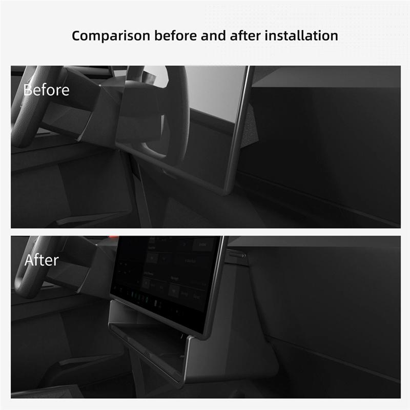 Car Storage Box  Storage Tray Under The Central Control Screen For Tesla Cybertruck 2024 Accessories