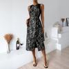 Abendhochzeit ärmelloses schlankes Hüftspitzenkleid Temperament fortgeschrittener Sinn