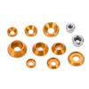 1/10 1/8 Scale RC Screw Washer Kit Aluminum Alloy Flat Washer Set Round Head Gasket  For RC Cars