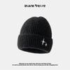 Hat Women's Wool Hat Big Head Circumference Versatile Warm Simple Cold Hat Show Face Small Stars Decorative Knitted Hat Men