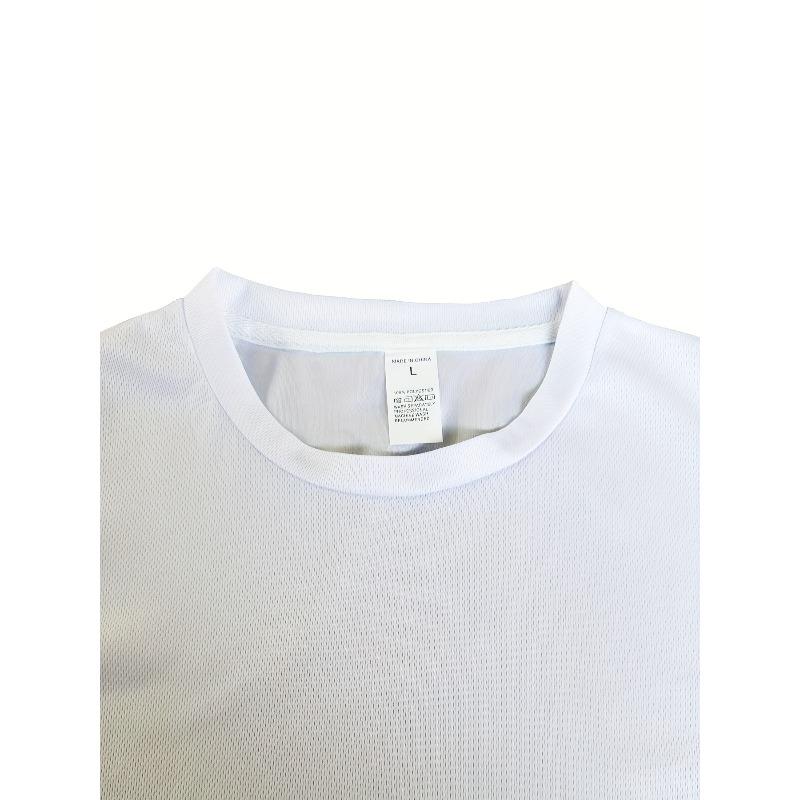 European size Men'S Cool Graphic T-Shirt , Short Sleeve, Casual Summer Tee with Print, Breathable Round Neck, Casual Attire for Men