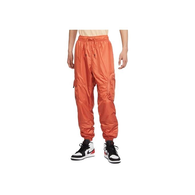 Air Jordan Breathable Mesh Sports Pants With Large Pockets Men Bottoms Orange DM1866-872
