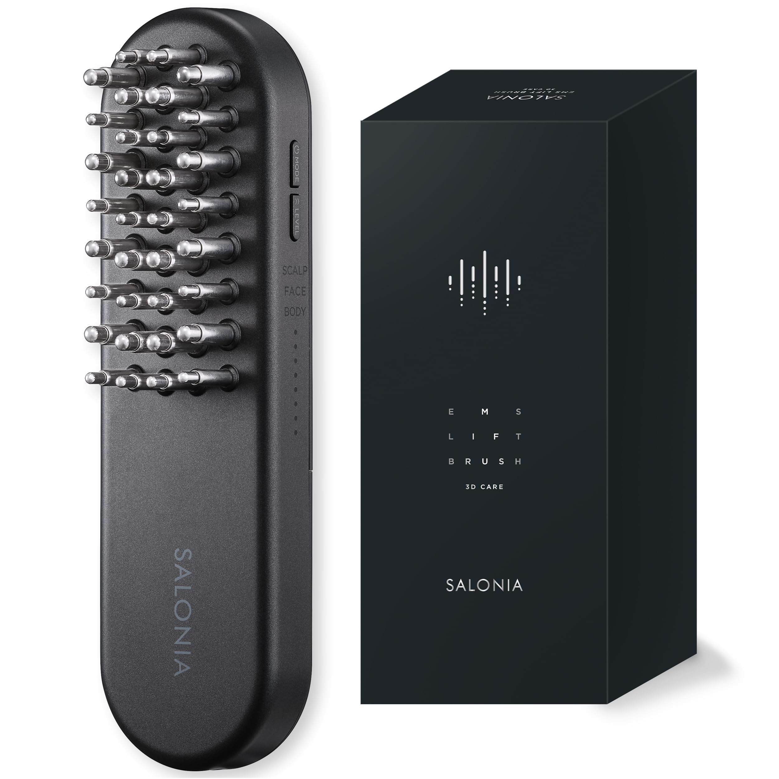 

SALONIA EMS Lift Brush, 3D Care, Electric Brush, Facial Beauty Device, Electric Scalp Brush, Lift Up [Amazon.co.jp Exclusive]