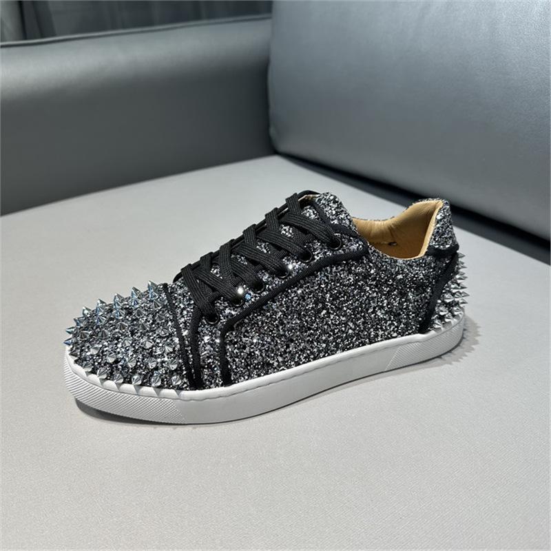 Podzimní nízké boty s horkými kamínky, pohodlné, ležérní, s měkkou podrážkou qs