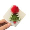 Cute Christmas Tree Hairpins Hot Girls Glitter Christmas Tree Hair Clip Festival Hair Clip for Woman Ponytail Hair Clip