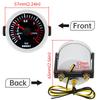 Universal 12V Auto Car 52mm Smoke Len Pointer Boost Gauge -1~0~2 BAR Turbo Boost Meter White LED PSI Turbo Pressure Gauge