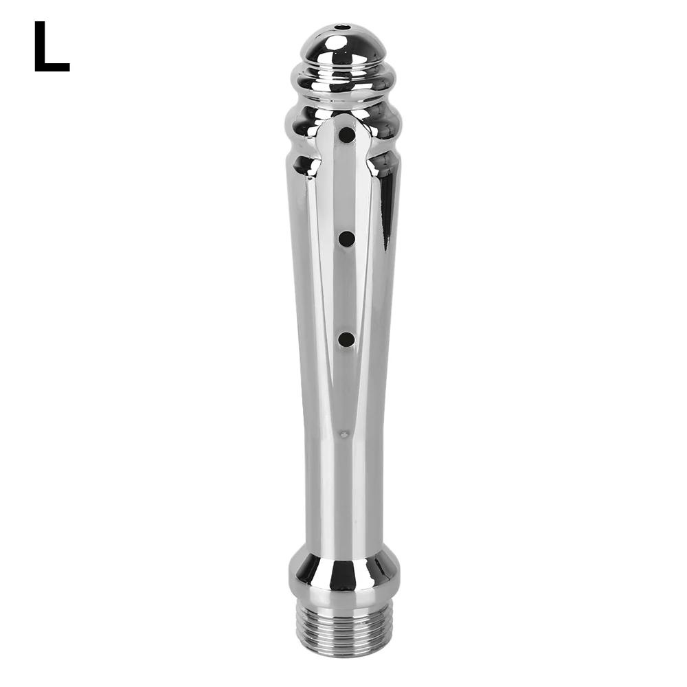 7 Holes Metal Anal Plug Anal Washer Nozzle Vaginal Shower Enema Douche Medical Sex Toys Butt Plug Couple Games Erotic Products