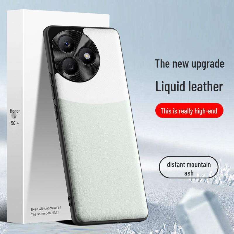 

Премиальный защитный чехол из жидкой кожи для Honor X50i+ - Противоударный и грязеотталкивающий чехол Honor X50i+