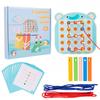 Montessori Educational Rope Play Early Educational Threading Parent-Child Toys Exercise Hands and Feet Flexibility Toys Gifts