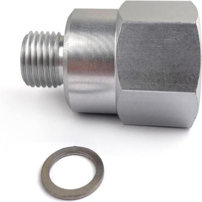 1Pc Silver Adapter Aluminum 3/8 NPT Car Assessories Parts LS Engine Swap  for Car