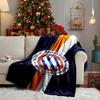 Montpellier Sc Crest Blanket Lightweight Ideal Bedding Blanket Perfect for Travel, Camping, Living Rooms, Offices, Sofas, Fan Christmas gift