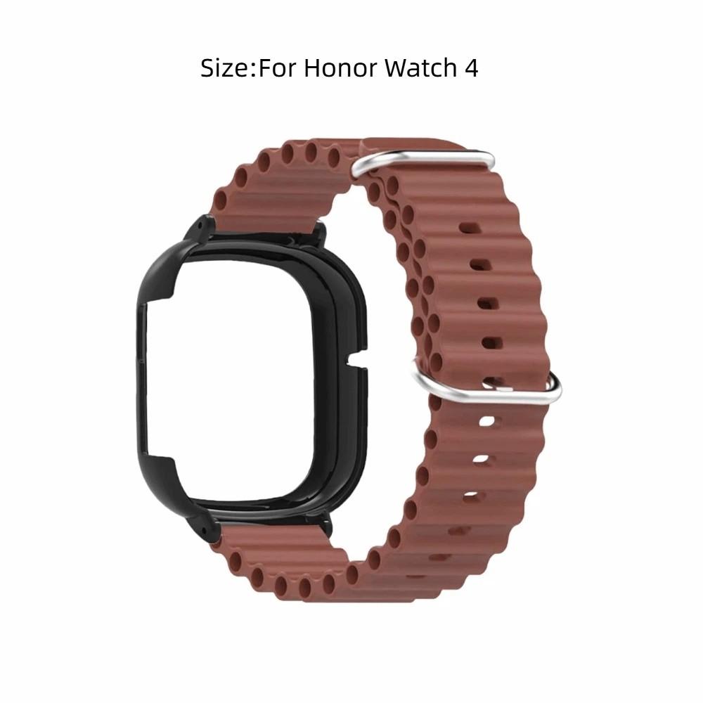 PC Watch Strap Multiple Colors Silicone Strap Adjustable Wristband for For Honor Watch 4 Mens Women
