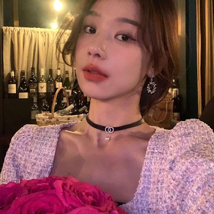 Atmosfera Autunnale E Invernale Collana Girocollo Di Perle Collana A Colletto Senso Del Design Di Nicchia Di Lusso Leggero Catena Clavicola Ad Alto Temperamento