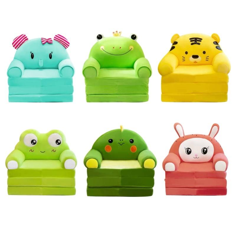 Divano pieghevole 2 in 1, divano a cartoni animati per bambini