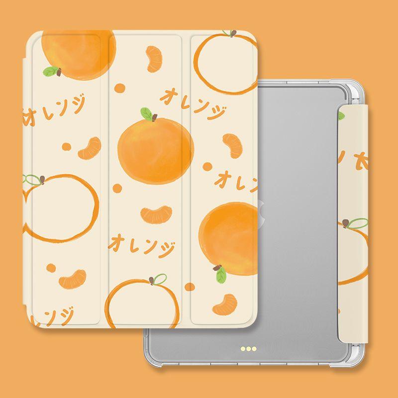 Etui na iPad Air5 Nowy świeży styl kreatywny wzór owocowy etui na iPad dla iPad Air4 2022 10. 10.9 2021 7 8 9. 10.2 Pro11 Pro13 2024 z uchwytem na Apple Pencil