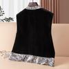 Sibaishi Women's Retro Chinese Style Stand-Collar Vest