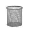 Q-Connect Office Set Pen Holder Metal Silver