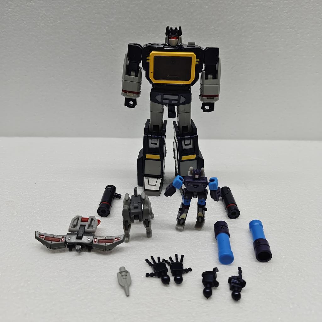 Small Transformation Toys Mini Soundwave With Tape Action Figure Model Laserbeak Ravage Rumble SD01 PT04 scale Poseable Articulated Detailed Movable