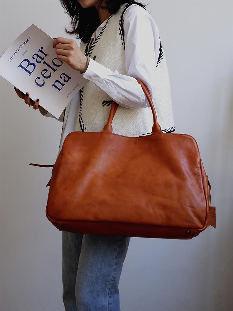 Ręcznie robione damskie torebki z prawdziwej skóry, skóra bydlęca, duża pojemność, damska torba na laptopa, podróżna, biznesowa aktówka, bagaż, torby na ramię, duża torba typu tote