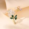 Floral Brooch, High-end Women's Exquisite Hydrangea Pearl Brooch, Niche Design Sense Brooch