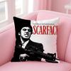 S-Scarface A-Al Pacinos Cushion Cover Pillowcase Short Plush Invisible Zipper Room Sofa Cushion Cover