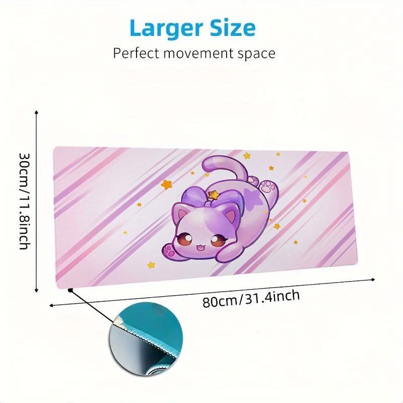 Aphmau Large Size Mouse Pad Large Gaming Table Cushion Non-slip Laptop Tablet Big Mousepad XXL Mat Mini PC Playmat With Lock edge