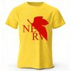 Japanese Anime Neon Genesis Evangelion Pure Cotton ShortSleeve Peripheral   Unisex Street Casual Loose Plus Size TShirt Top