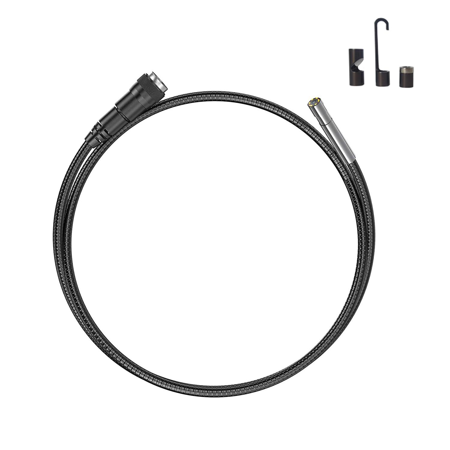 Teslong Endoscope Camera Snake Tube 3.9mm 5.5mm 7.6mm Cable 5.5mm 8mm Dual lens 12.5mm Auto focus Cable For NTS300 NTS500 single lens 5.5mm 1m