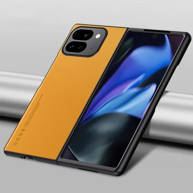 Για Θήκη Google Pixel Fold 2 Ματ Σιλικόνη Απλή PU Δερμάτινη Θήκη Τηλεφώνου για Pixel Fold2 Pixel9 Pro Fold Αντικραδασμική Προστασία Μαλακής Άκρης Προφυλακτήρας