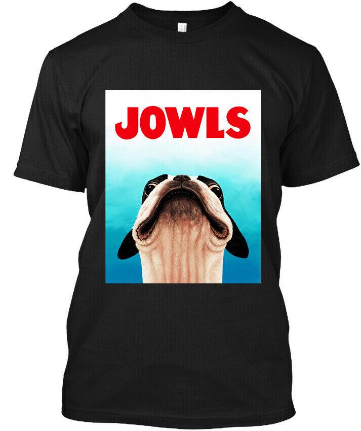 

NWT Boston Terrier Jowls Dog Poster Cute Funny Logo Vintage T-shirt Tops Tee XL