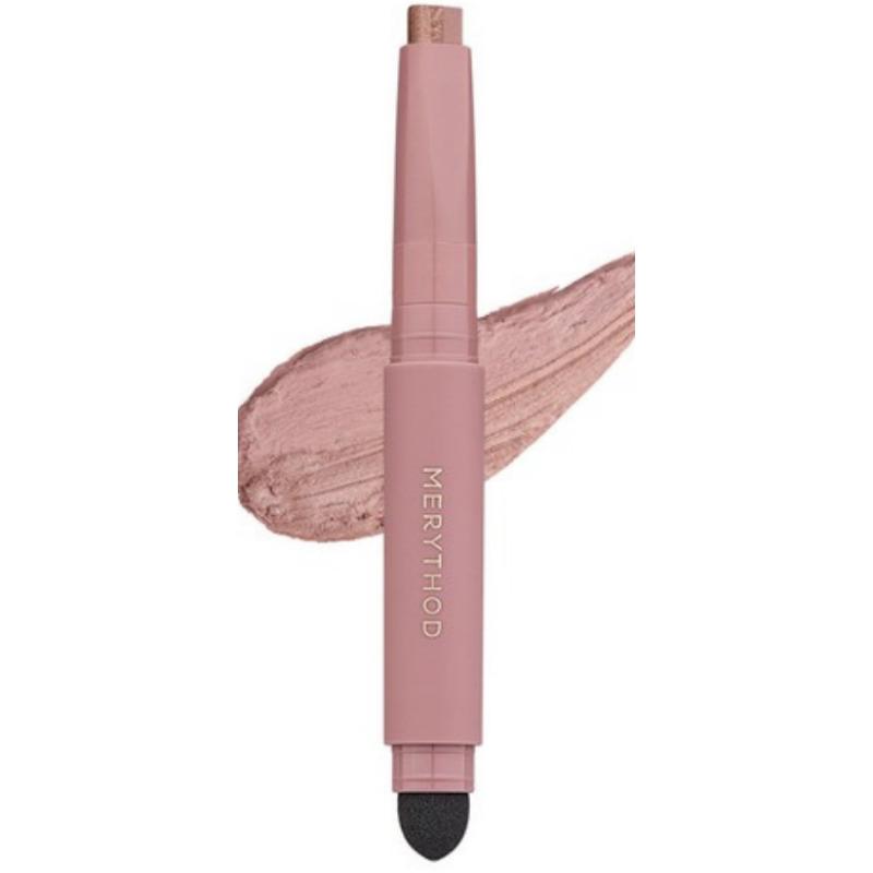 Merythod Two-Tone Eyeshadow – Dual Color Gradient Eye Shadow (8 Shades, Single Piece) 03 Mob petal