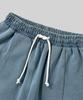 Beodeonteu Front Line Washed Wide Sweatpants [Medium Blue]