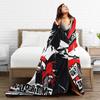 Anime P-Persona 5 Flannel Blanket  Soft Warm Bedding Throws For Outdoor Travel Street Trend Bedspread Sofa Bed Cover